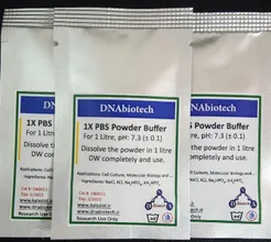 بافر PBS برای 1 لیتر پودر بافر PBS برای 1 لیتر